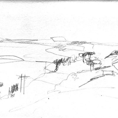 3-second drawing of an outstanding view, Falmouth