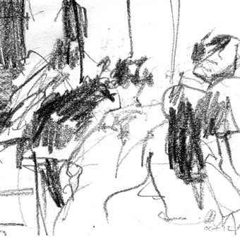 Almost blind sketches from Dead Can Dance Concert, Albert Hall