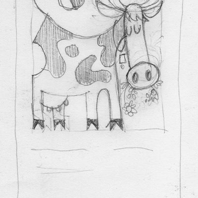 Cow sketch