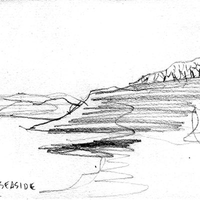 Falmouth seaside, six sketches