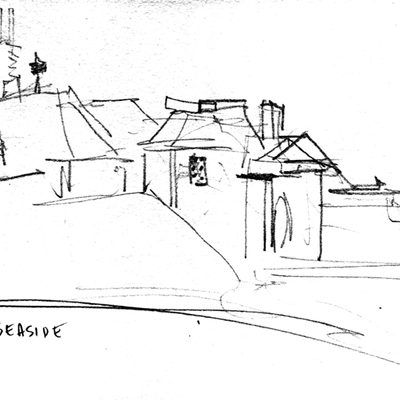 Falmouth seaside, six sketches