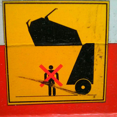 Icons from garbage truck