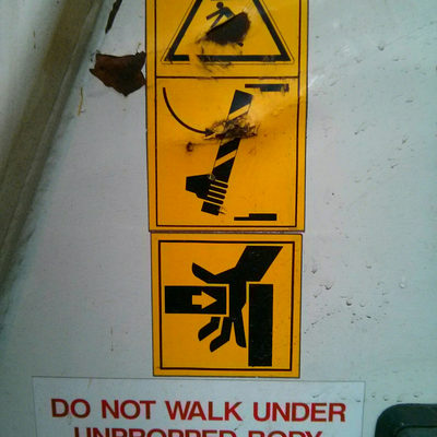 Icons from garbage truck