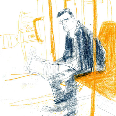London in July - several random sketches