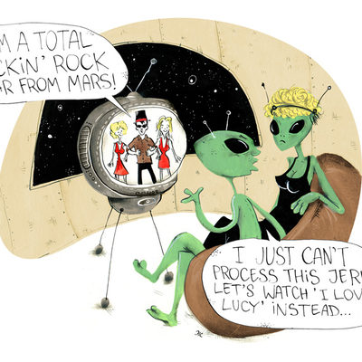 Martians' TV