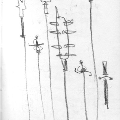 More sketches from Norwich castle