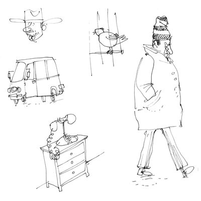 More various pen and ink scribbles