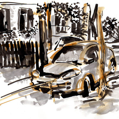 Moscow yard