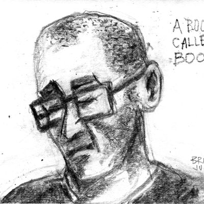 Portraits of speakers at Brno Biennale