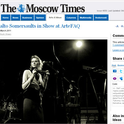 Salto logo and my newspaper appearance