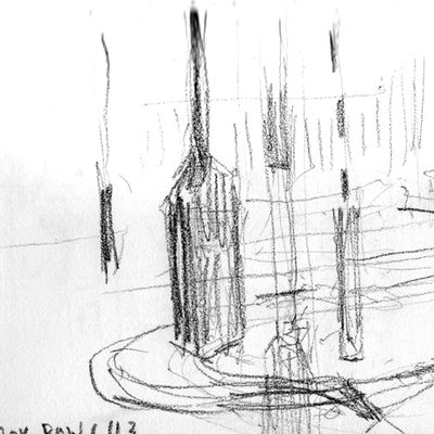 Shenfiled and a street sketch from Angel, London