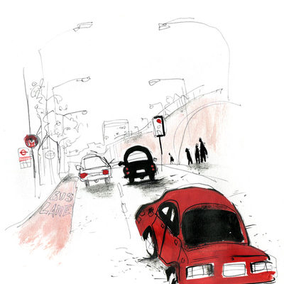 Sketches from a bus