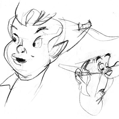 Sketches from Disney movies