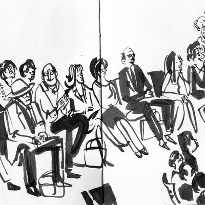 Sketches from Kingston Uni graduation ceremony