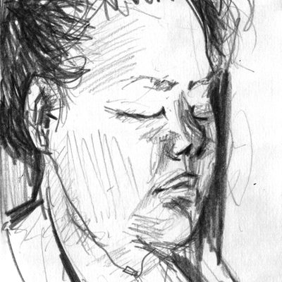 Sketching faces in the underground