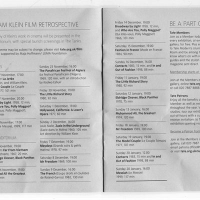 Tate booklet spread