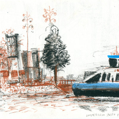 Three views of Amsterdam