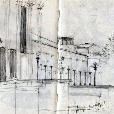 UCL yard - last day of recording activity project