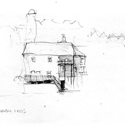 View from ferry pier, Falmouth