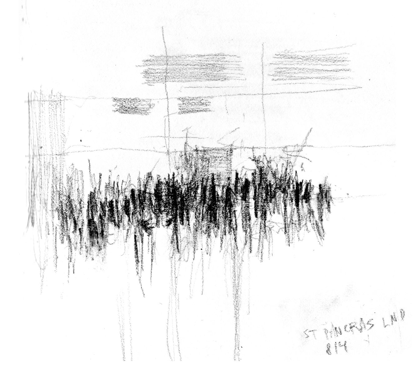 Crowd tracking experiment, image 2
