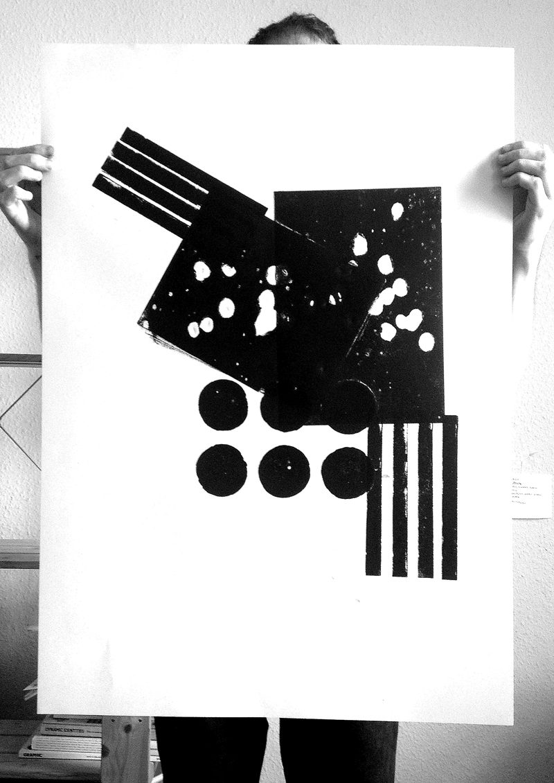 Random monoprints, image 1